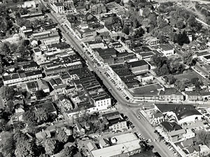 Aerial view, circa 1950