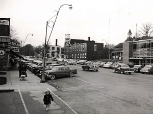 Broadway and Ridout, view north