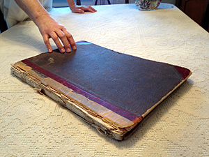 Masonic Lodge membership book to be repaired